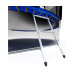Батут  Hop-Sport 10FT 305 см 4 ноги blue с внешней сеткой - фото №8
